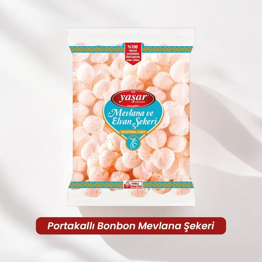 Portakallı Bonbon Mevlana Şekeri