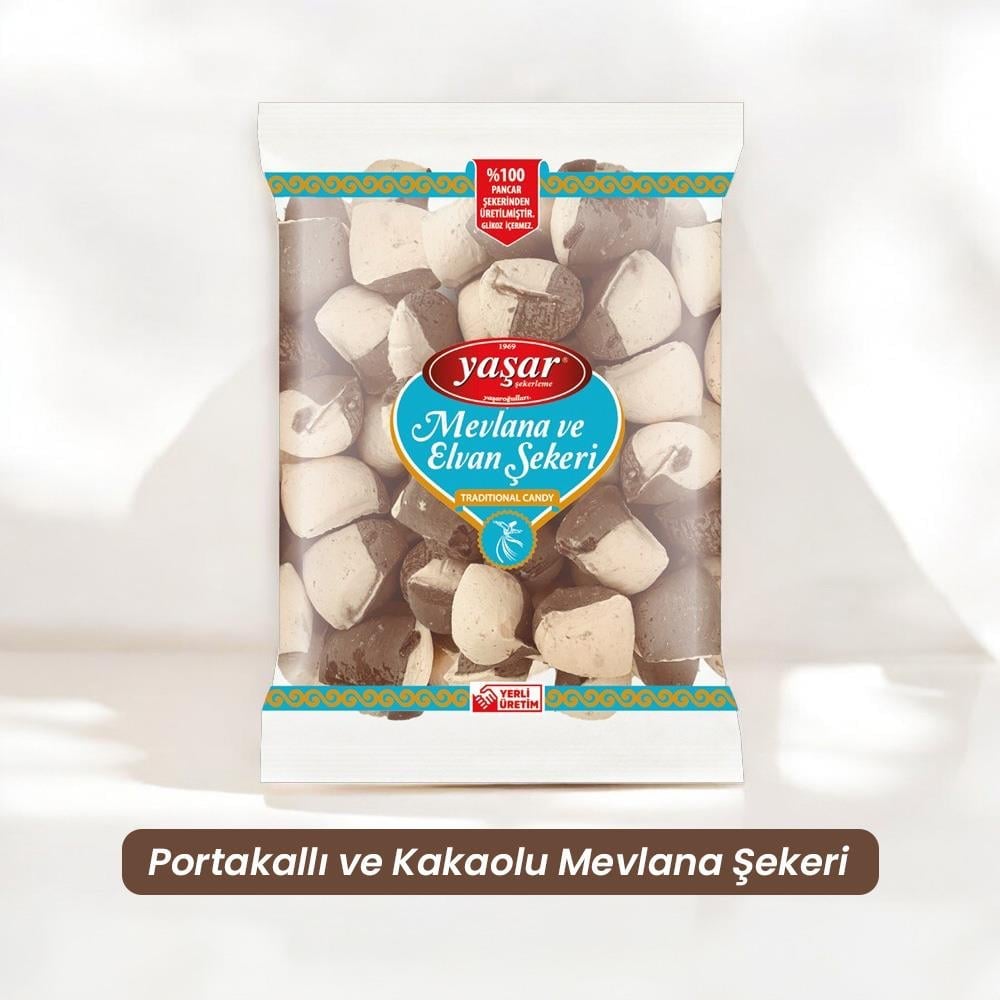 Portakallı ve Kakaolu Mevlana Şekeri
