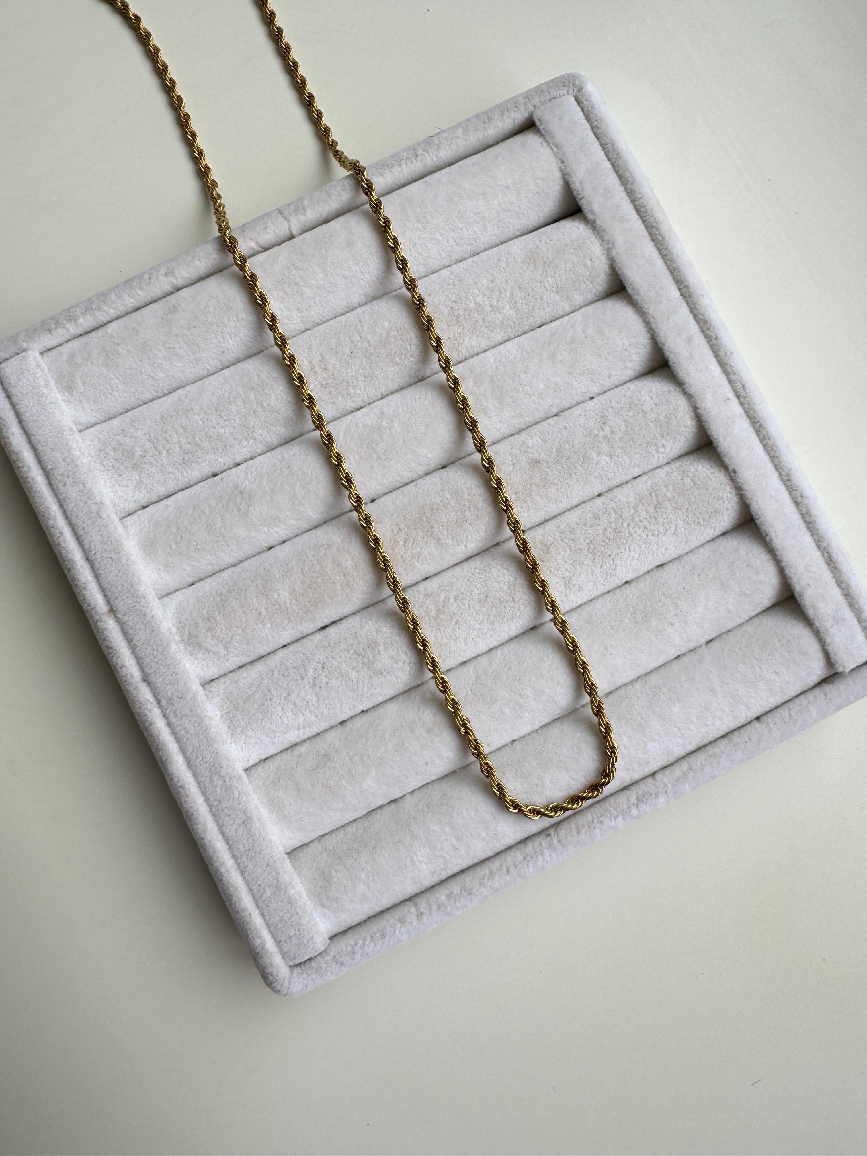 Çelik Buru Kolye (60 cm)