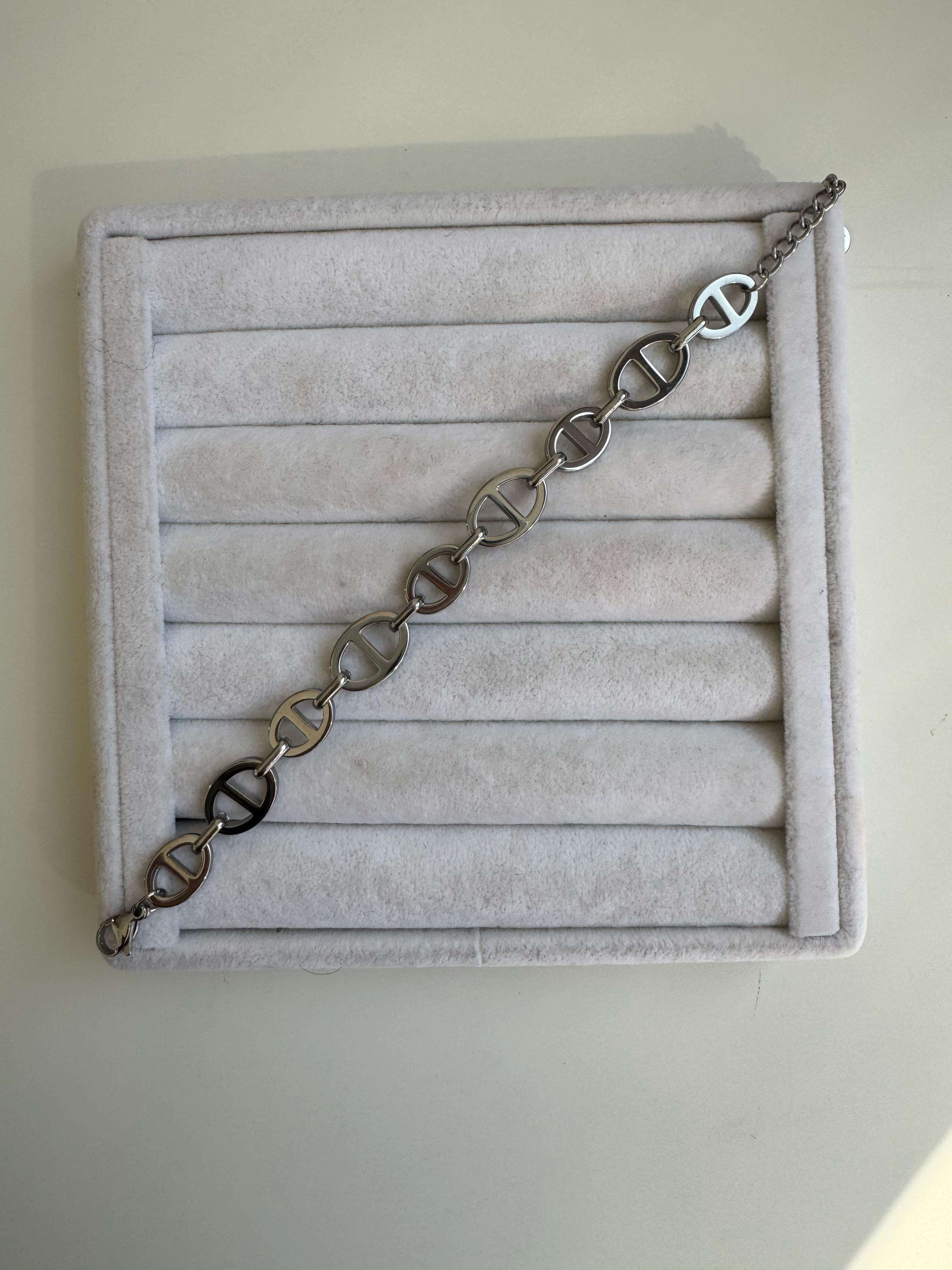 Çelik Silver Zincir Bileklik