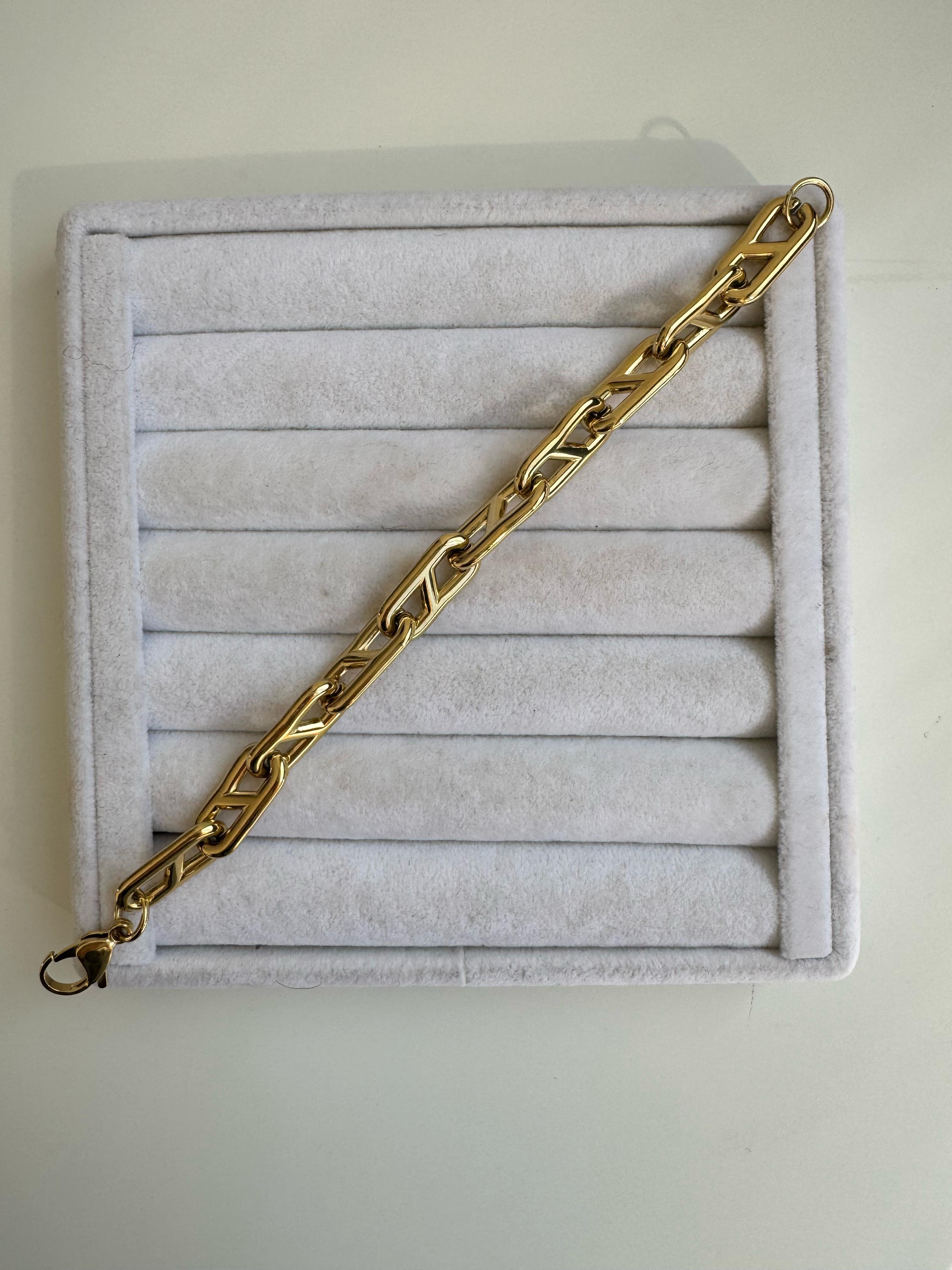 Çelik Zincir Bileklik