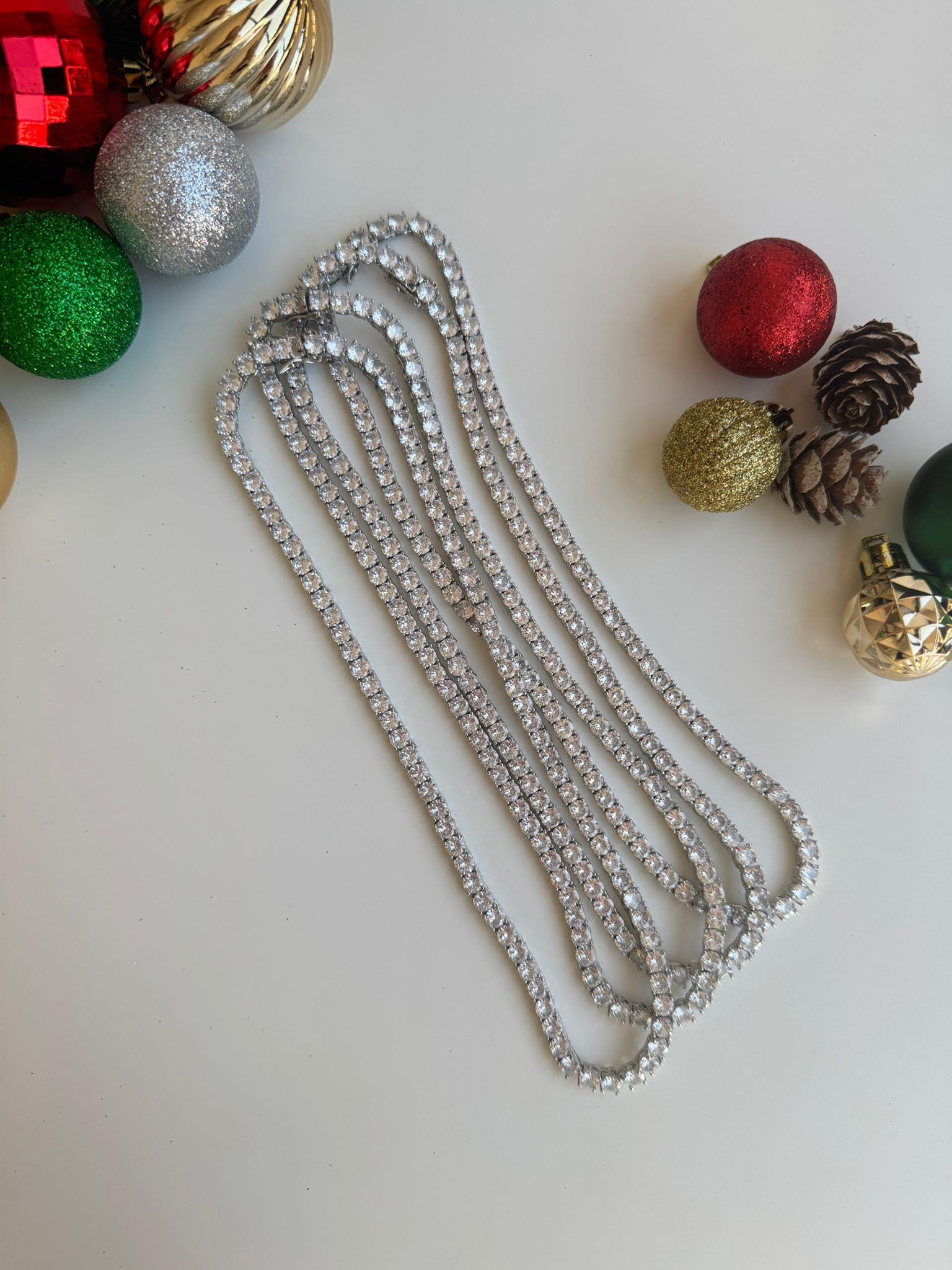 Döküm Su Yolu Kolye (Silver)