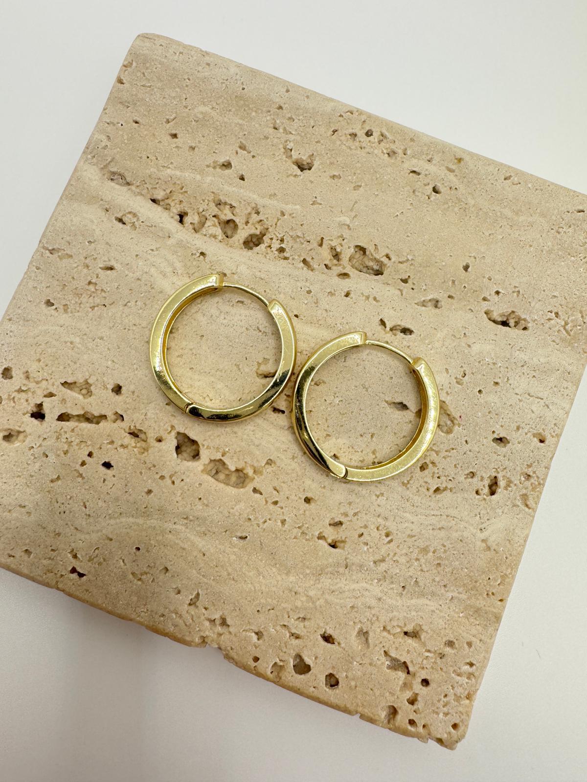 Özel Seri 14k Halka Küpe (25mm)