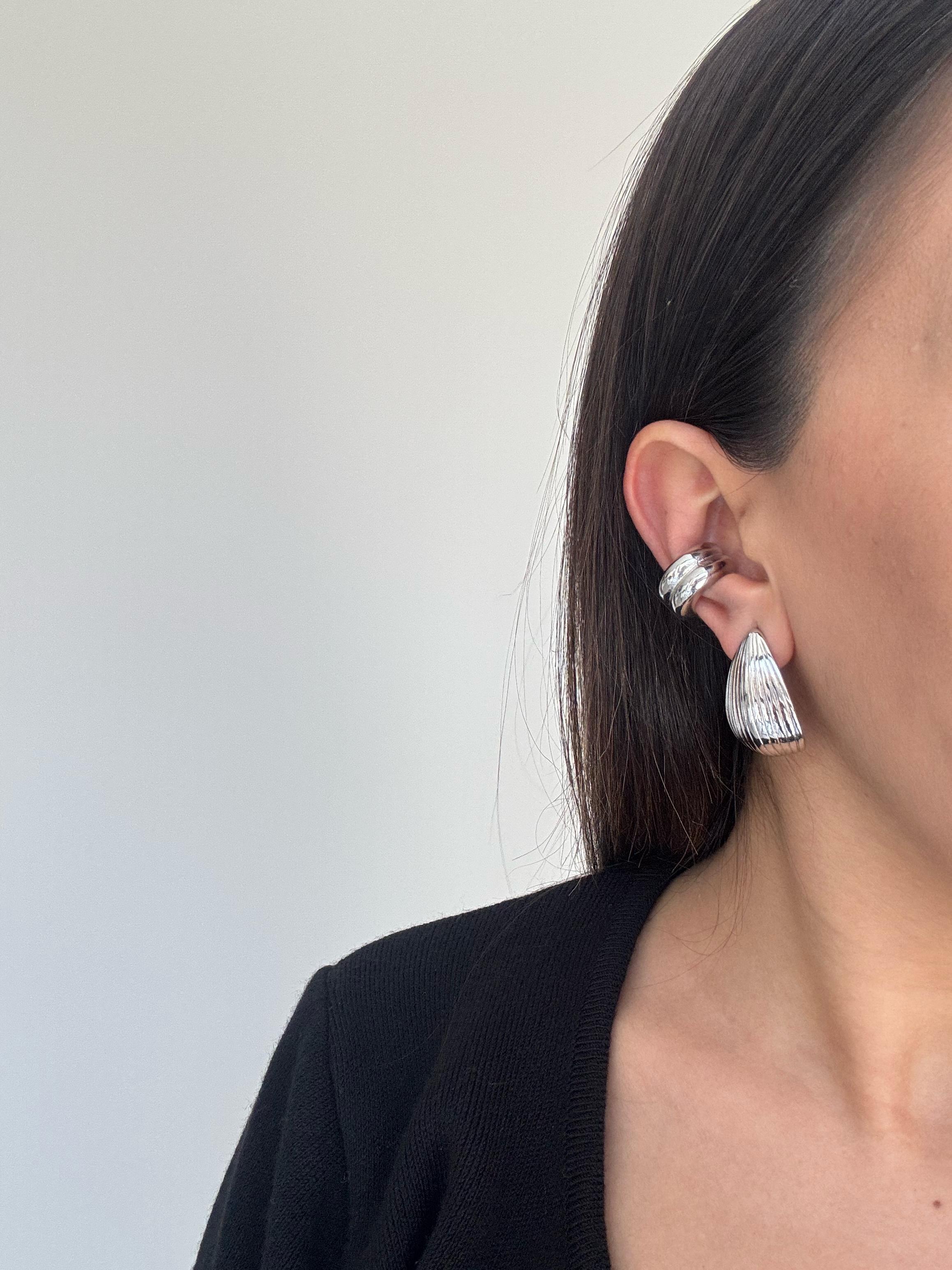 Özel Seri Silver Damla Küpe