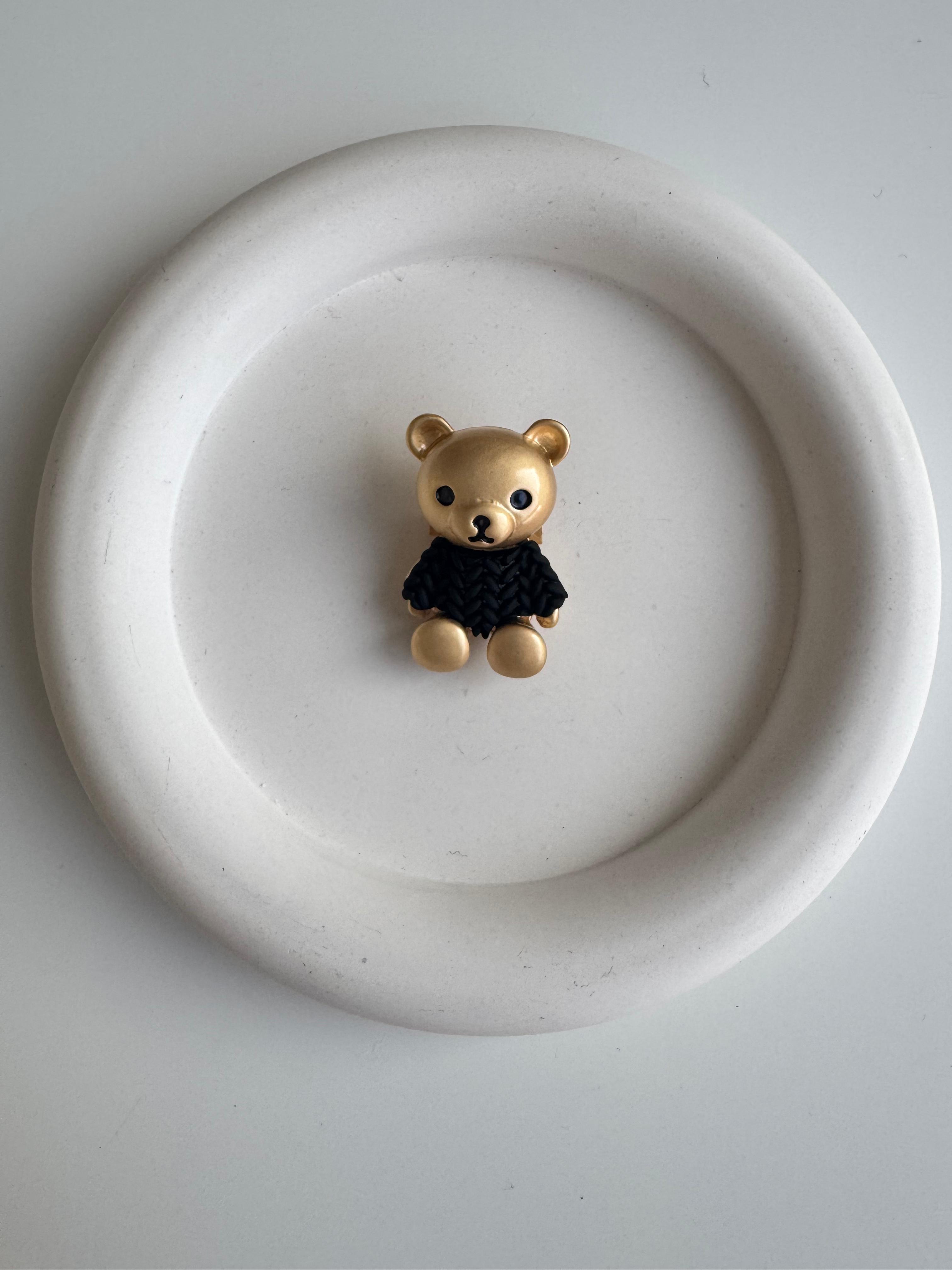 SiyahTeddy Broş