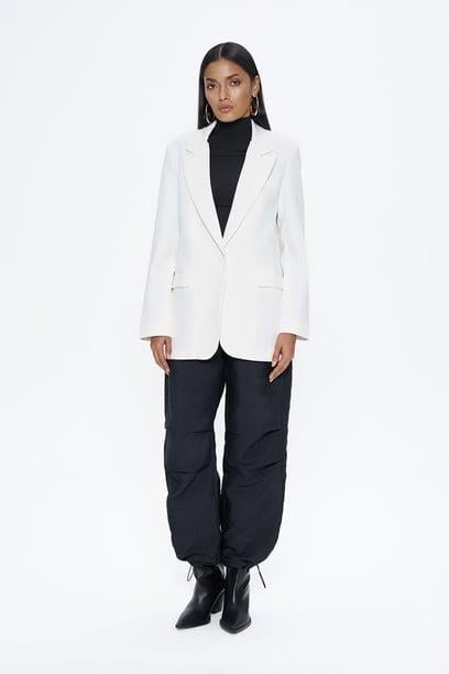 BEYAZ BLAZER CEKET