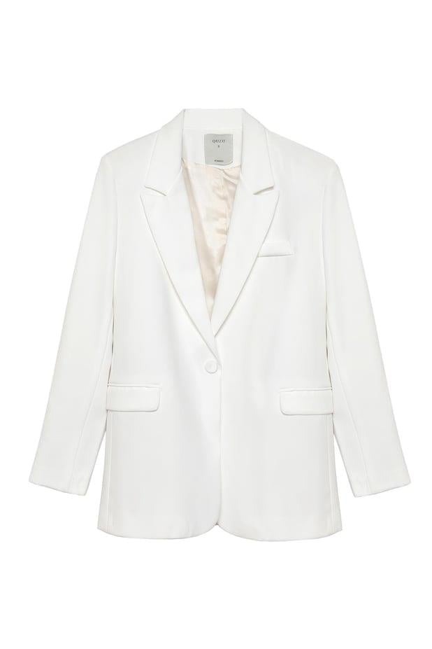 BEYAZ BLAZER CEKET