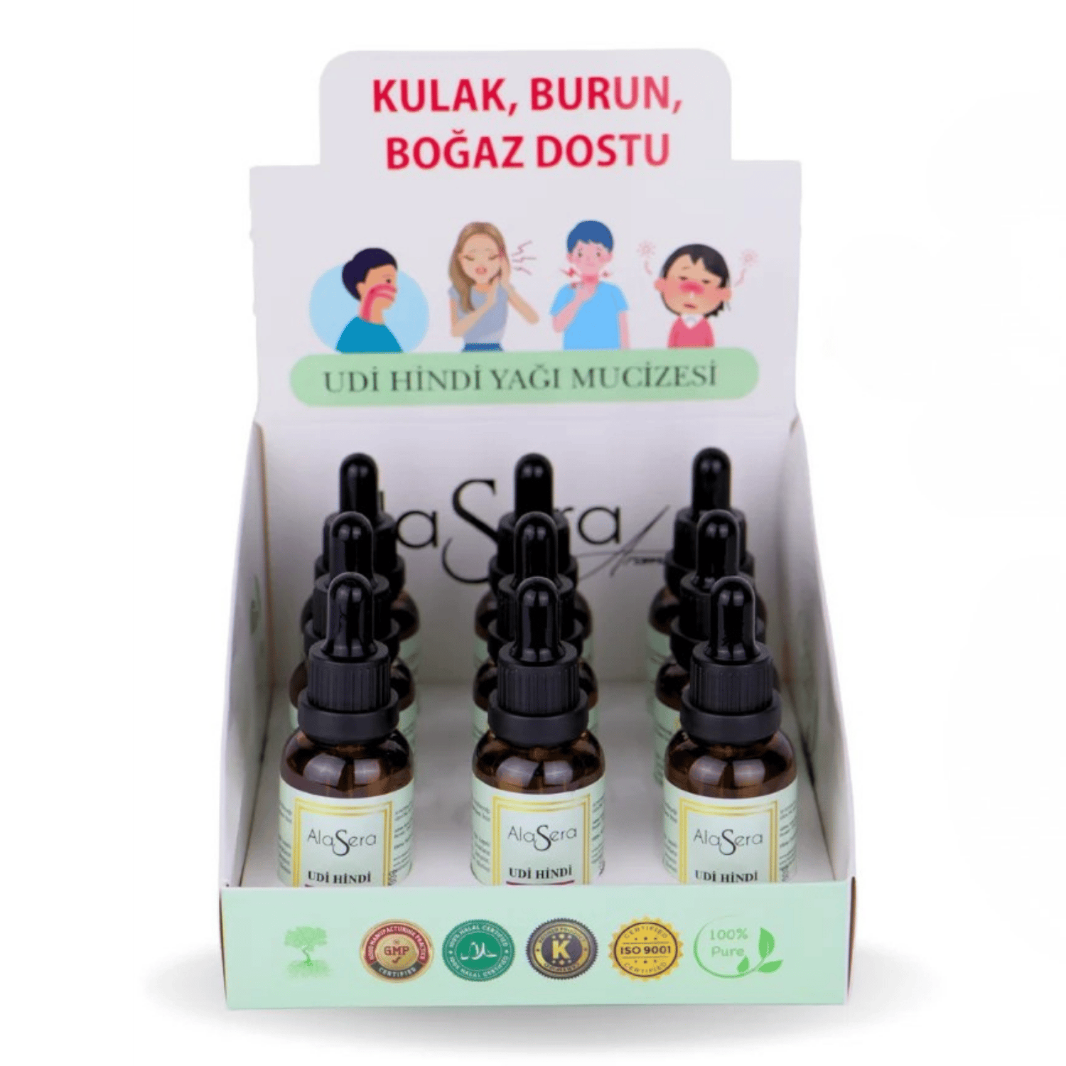 ALASERA UDİ HİNDİ YAĞI 30 ML SET