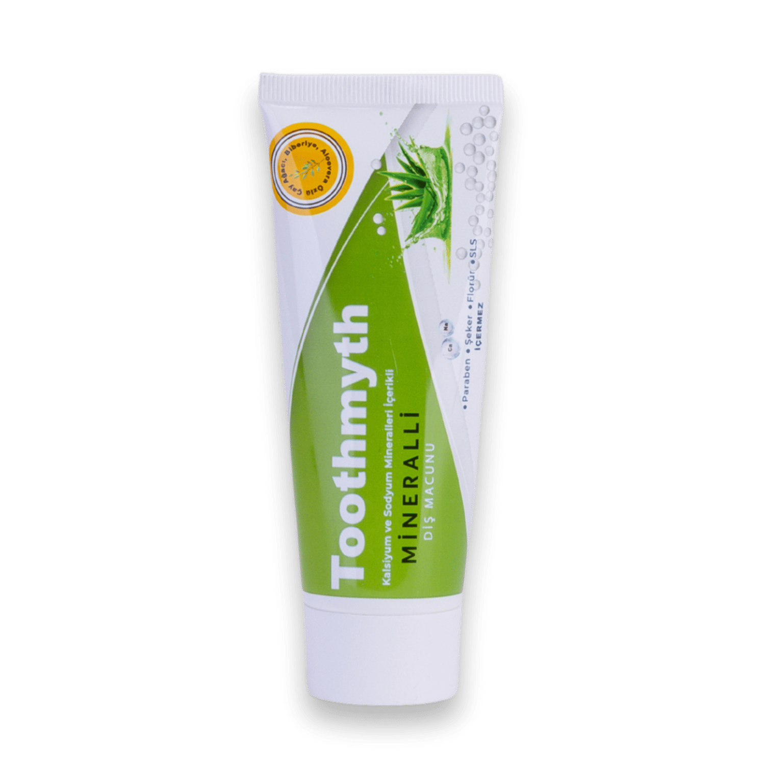 TOOTHMYTH MİNERALLİ DİŞ MACUNU Çay Ağacı, Biberiye, Aloevera özlü 75 ml