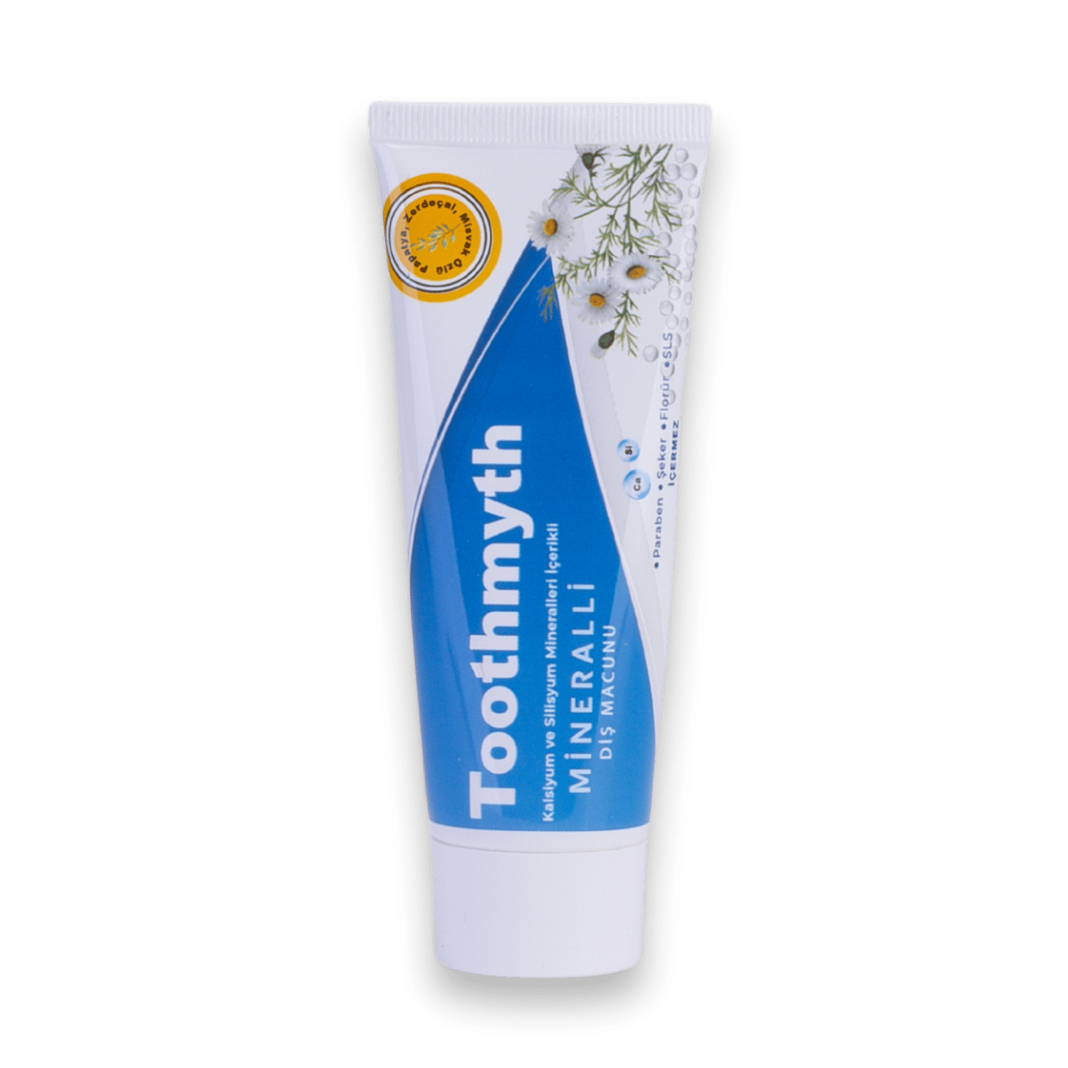 TOOTHMYTH MİNERALLİ DİŞ MACUNU Papatya, Zerdeçal, Misvak özlü 75 ml