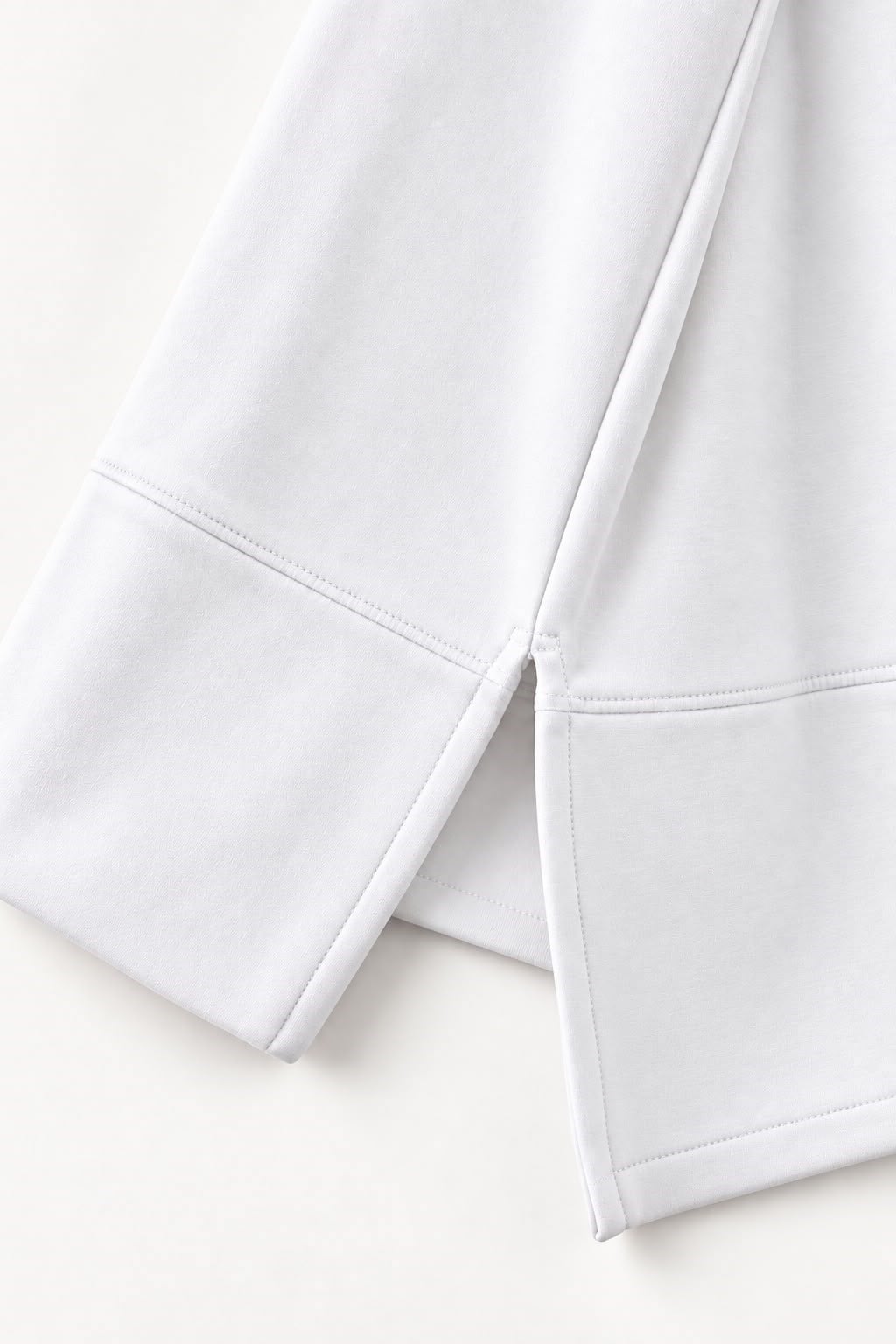 Kadın Oversize Manşet Detaylı Tunik Beyaz