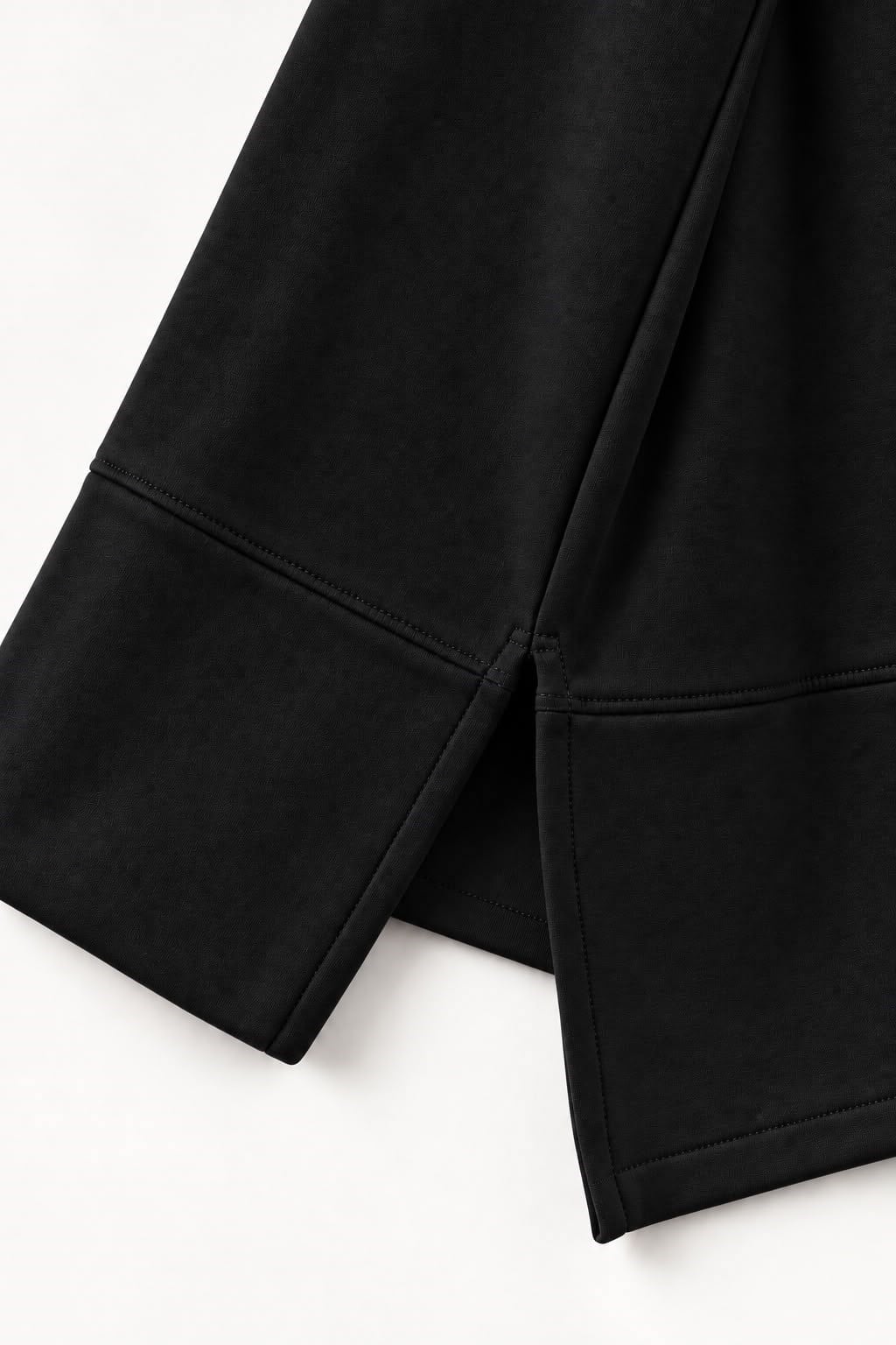 Kadın Oversize Manşet Detaylı Tunik Siyah