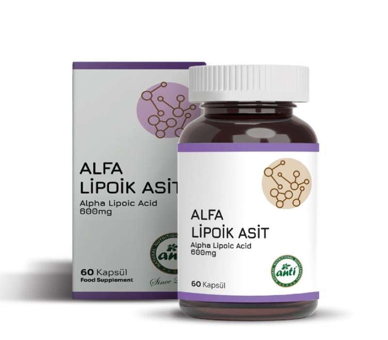 Anti Alfa Lipoik Asit 60 Kapsül