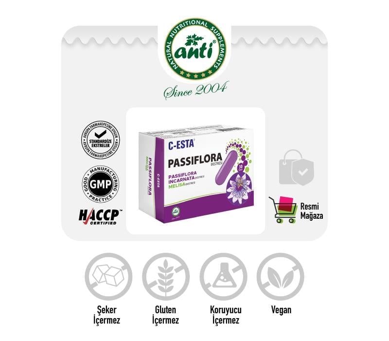 Anti C-Esta Passiflora ve Melisa Ekstresi
