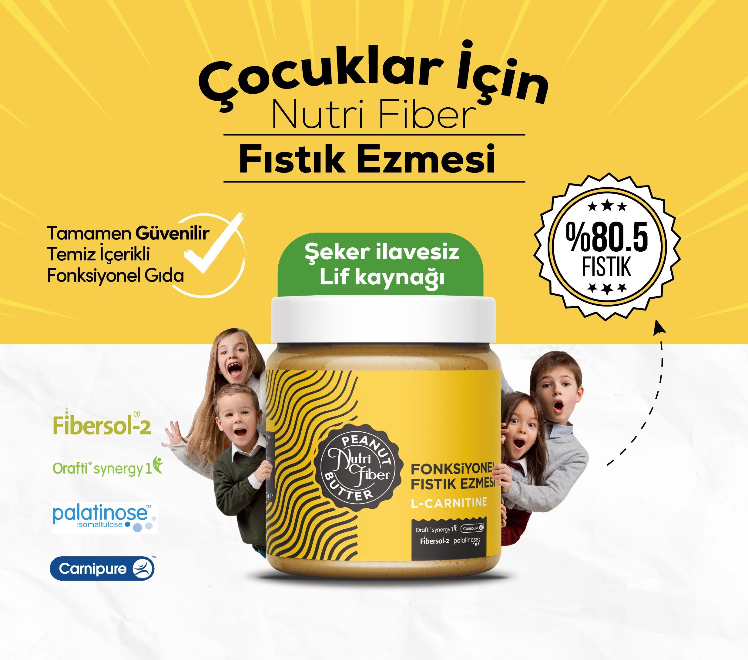 Anti Nutrifiber Fonksiyonel Fıstık Ezmesi