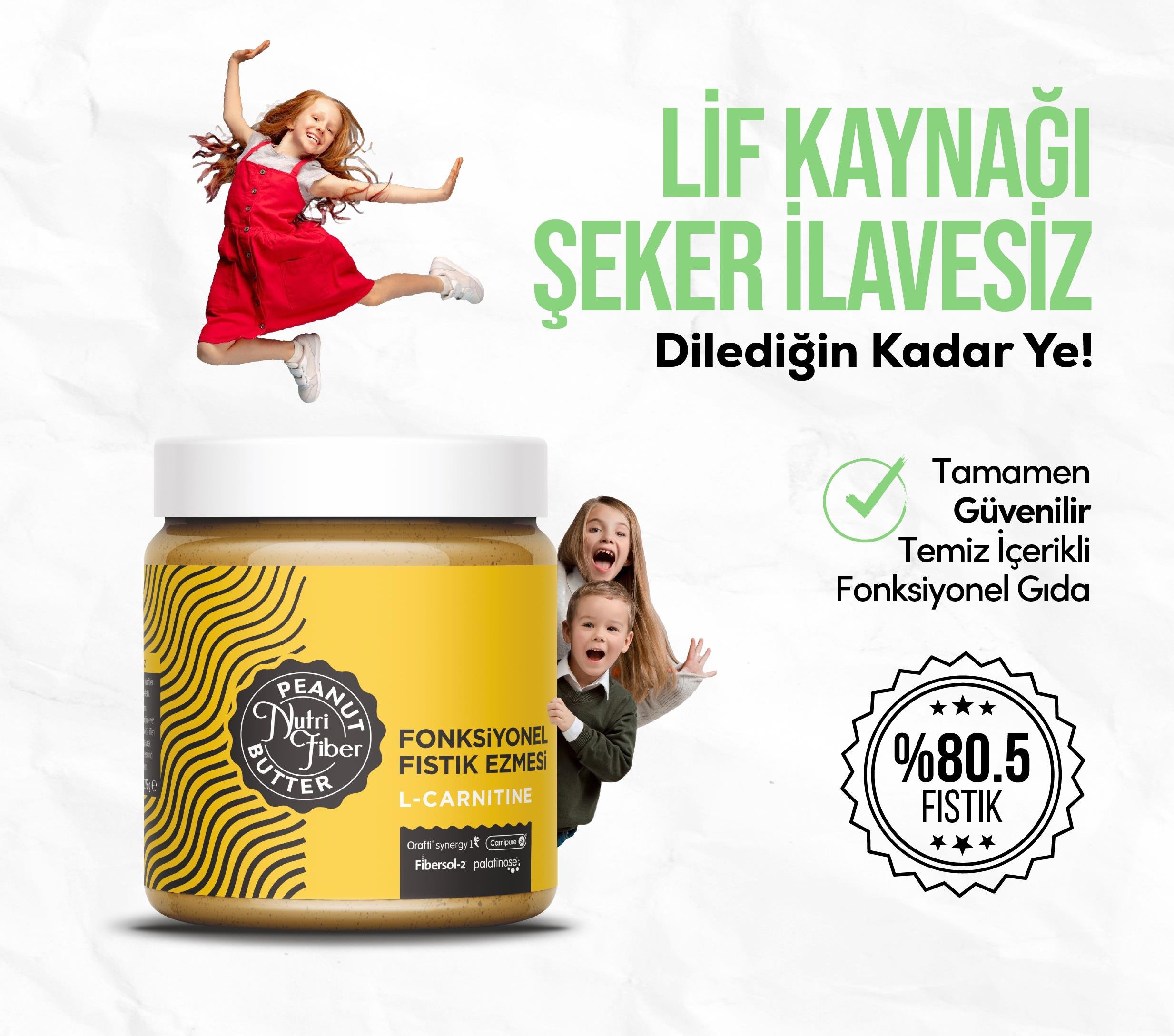 Anti Nutrifiber Fonksiyonel Fıstık Ezmesi