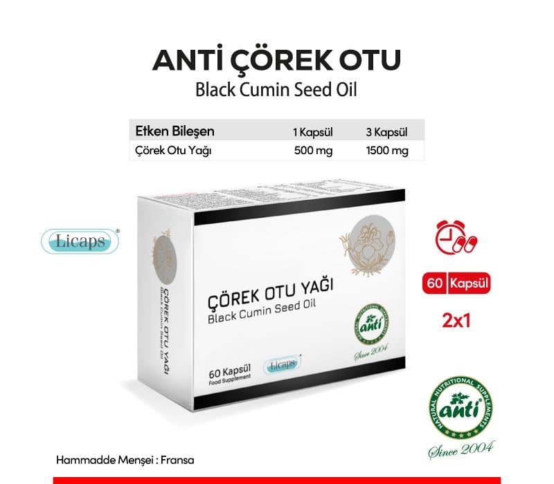Çörek Otu Yağı Kapsülü