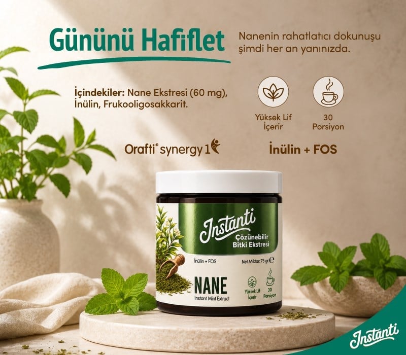 Instanti Nane Çözünebilir Bitki Ekstresi
