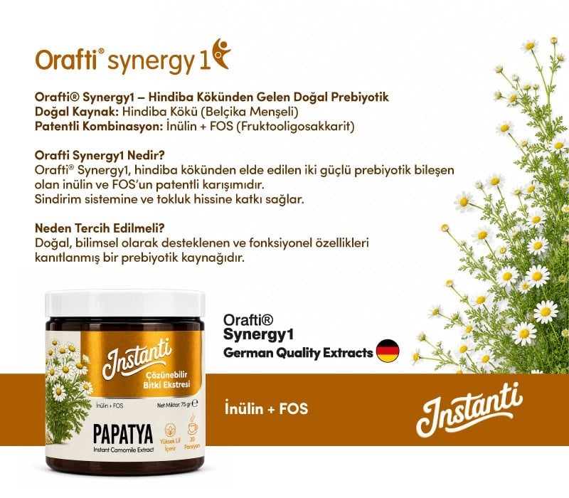 Instanti Papatya Çözünebilir Bitki Ekstresi