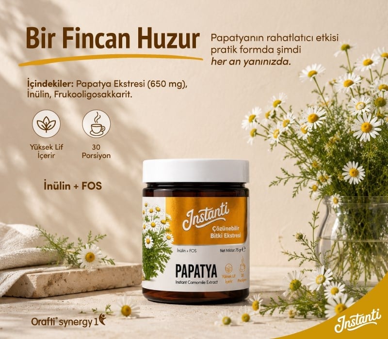 Instanti Papatya Çözünebilir Bitki Ekstresi