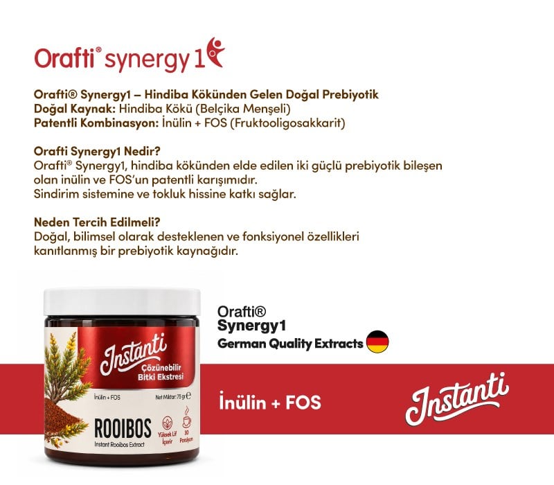 Instanti Rooibos Çözünebilir Bitki Ekstresi 