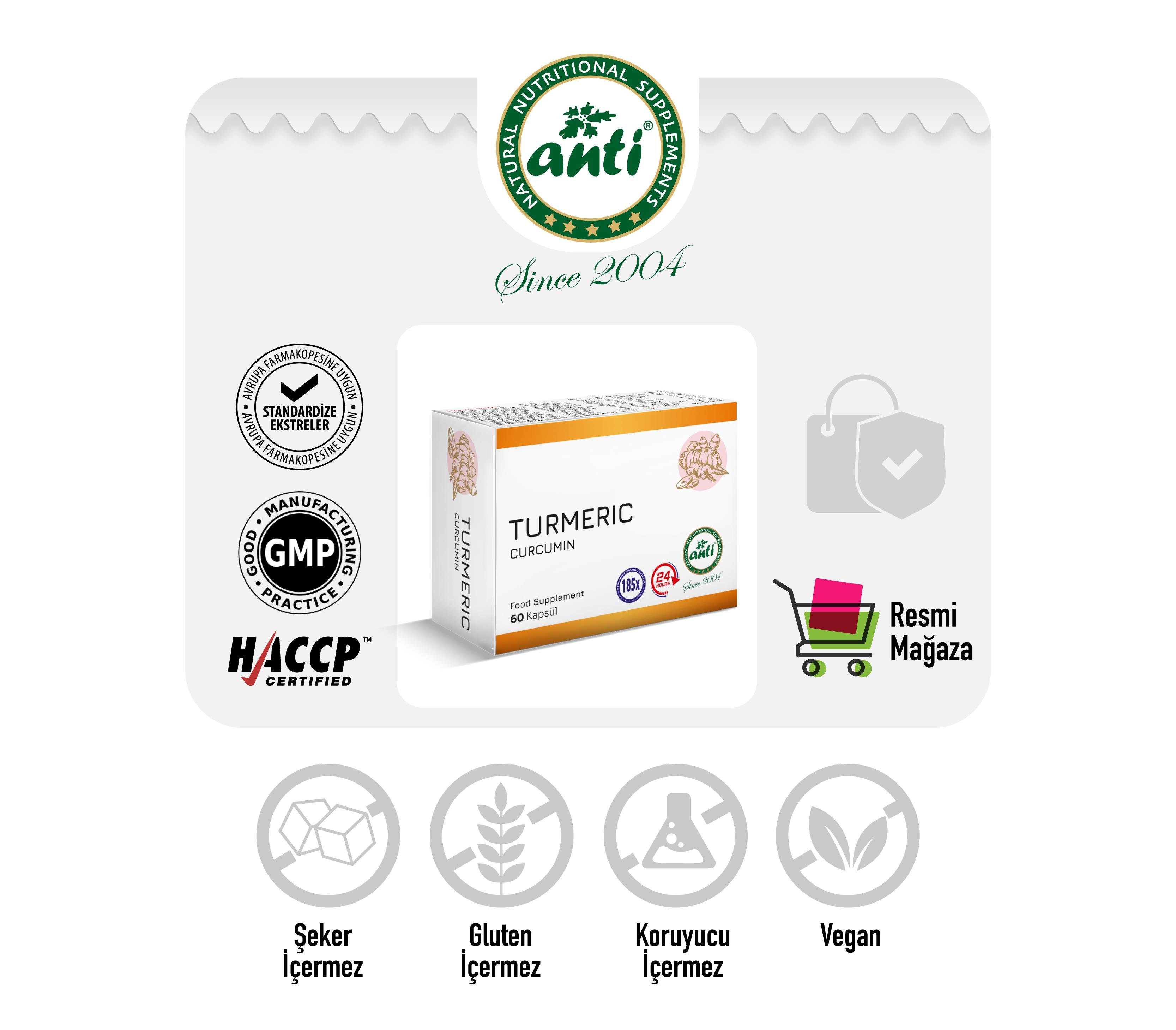 Zerdeçal Ekstresi Turmeric Extract Licaps Novasol