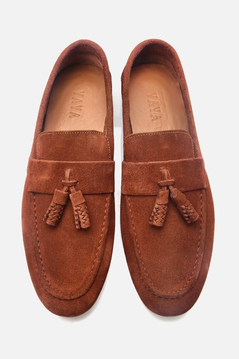 Hakiki Deri Taba Erkek Loafer