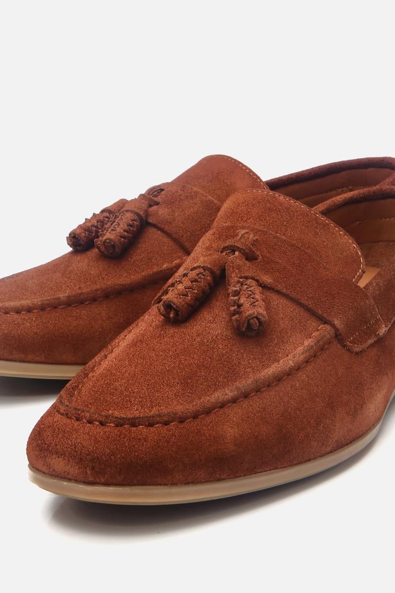 Hakiki Deri Taba Erkek Loafer