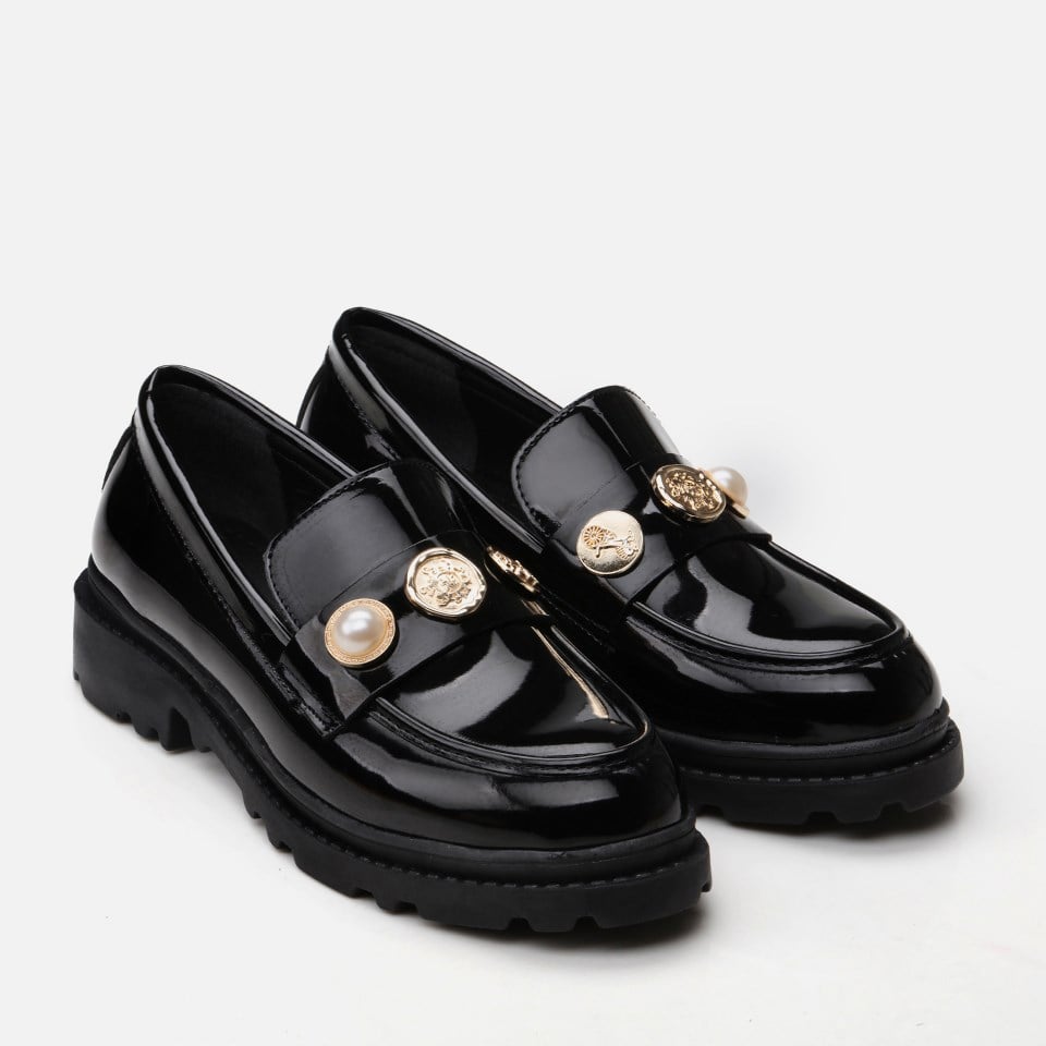 Kadın Siyah Loafer