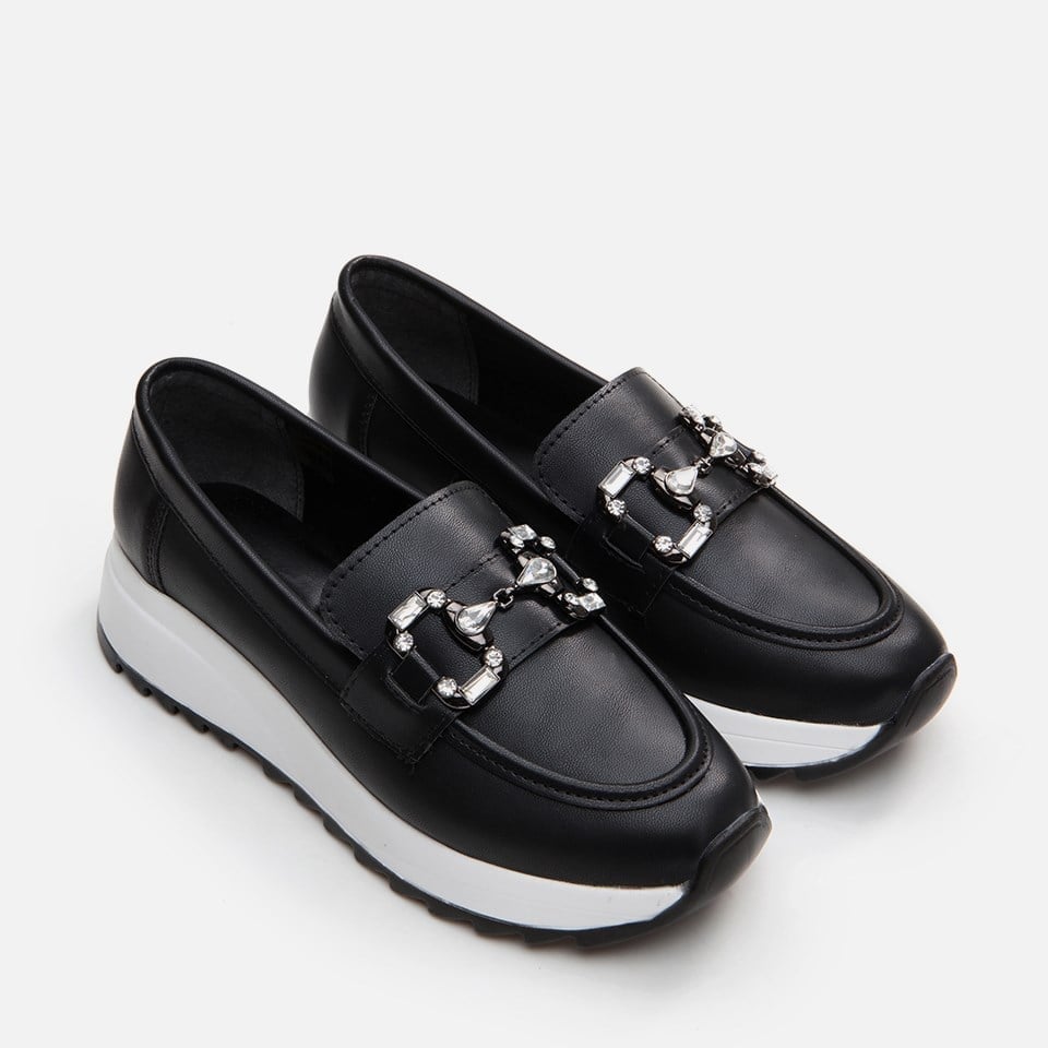 Kadın Siyah Loafer