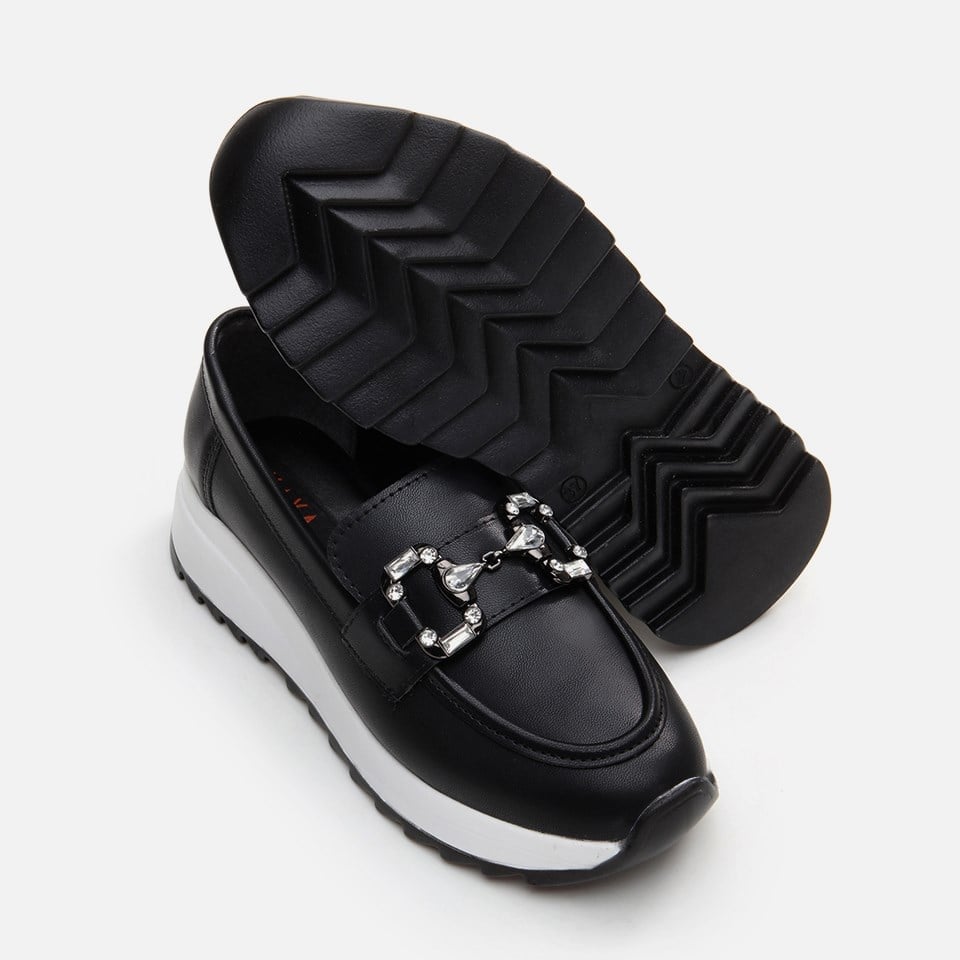 Kadın Siyah Loafer