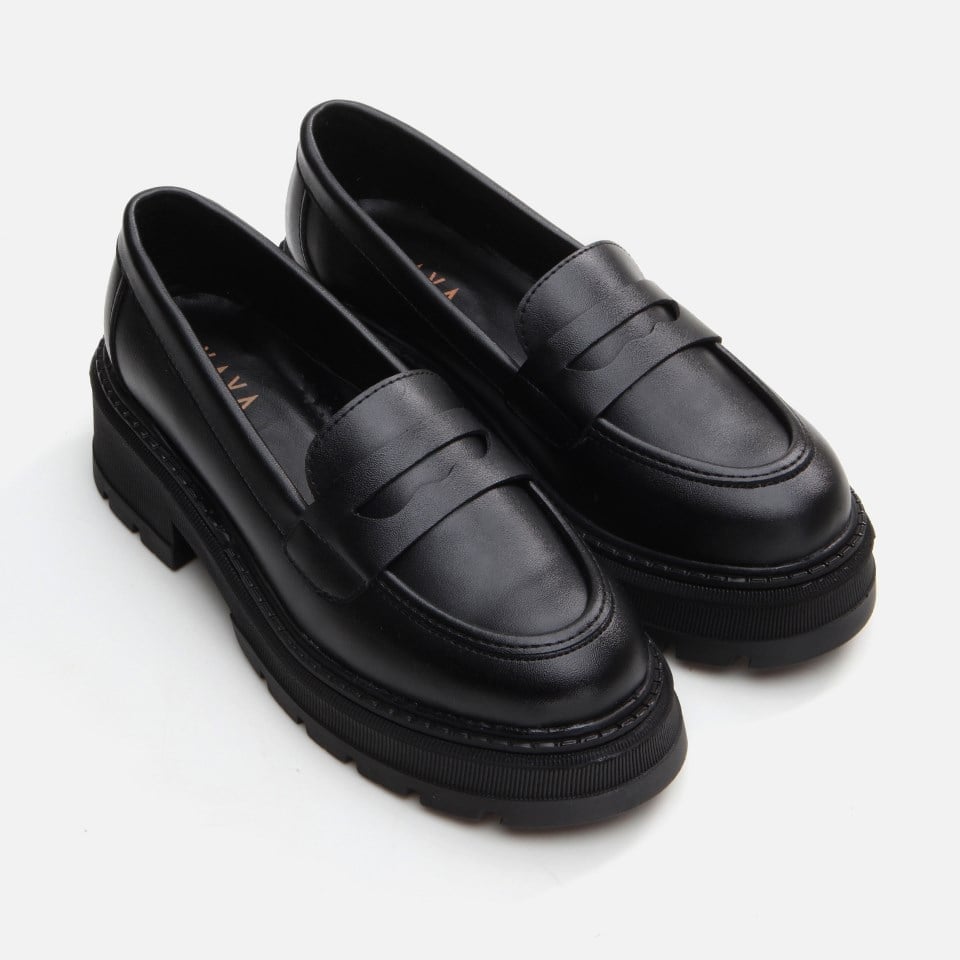 Kadın Siyah Loafer