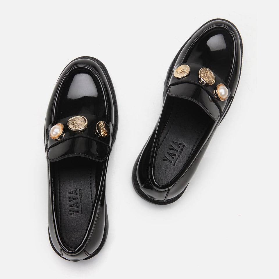 Kadın Siyah Loafer