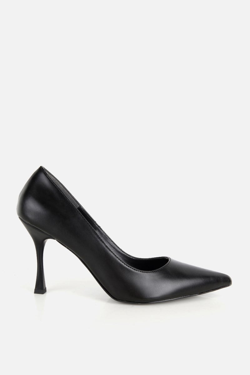 Kadın Siyah Sivri Burun Stiletto