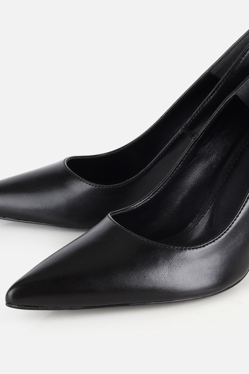 Kadın Siyah Sivri Burun Stiletto