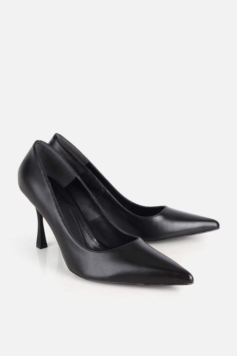 Kadın Siyah Sivri Burun Stiletto