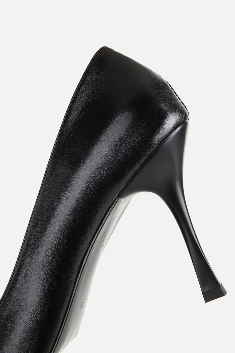 Kadın Siyah Sivri Burun Stiletto
