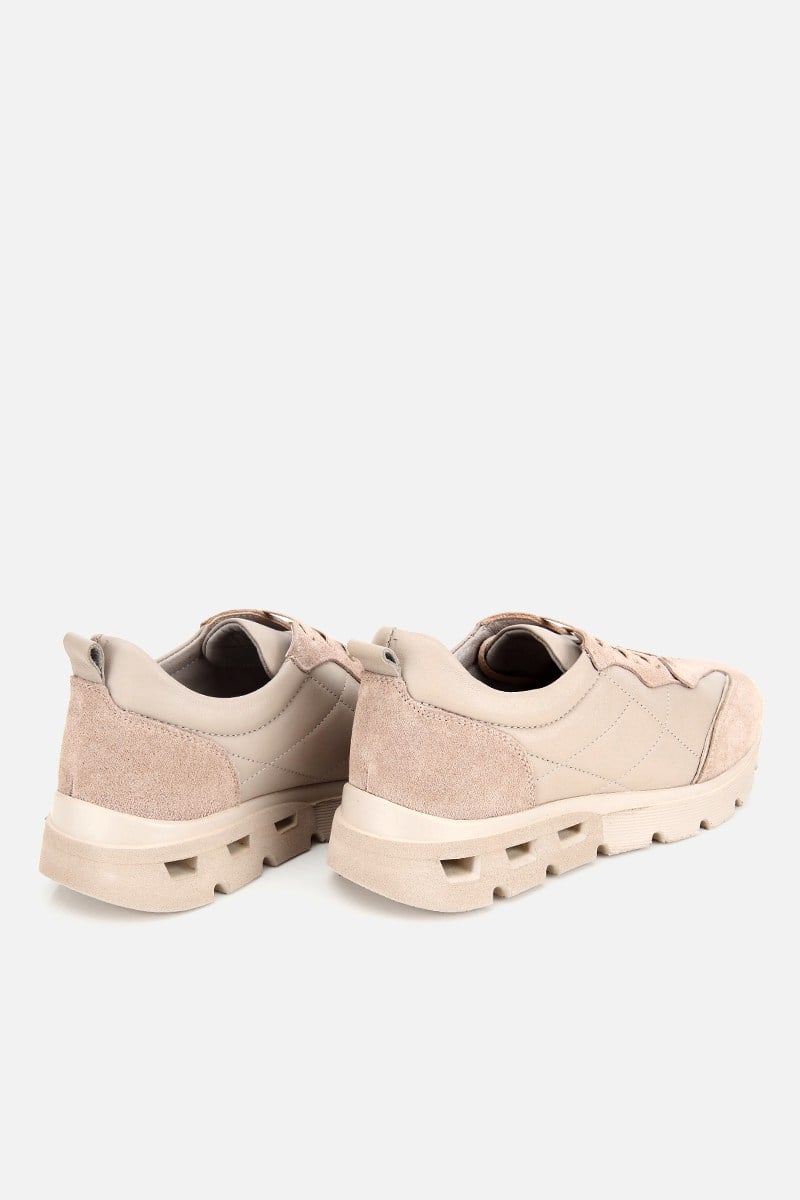 Kadın Vizon Rahat Tabanlı Kapitone Spor Ayakkabı