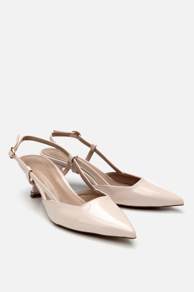 Krem Kadın Stiletto
