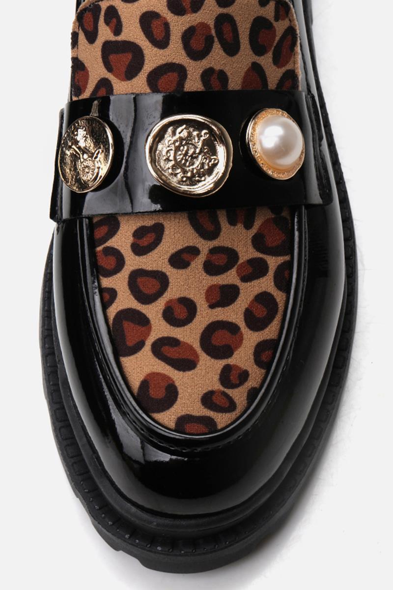 Leopar Kadın Loafer