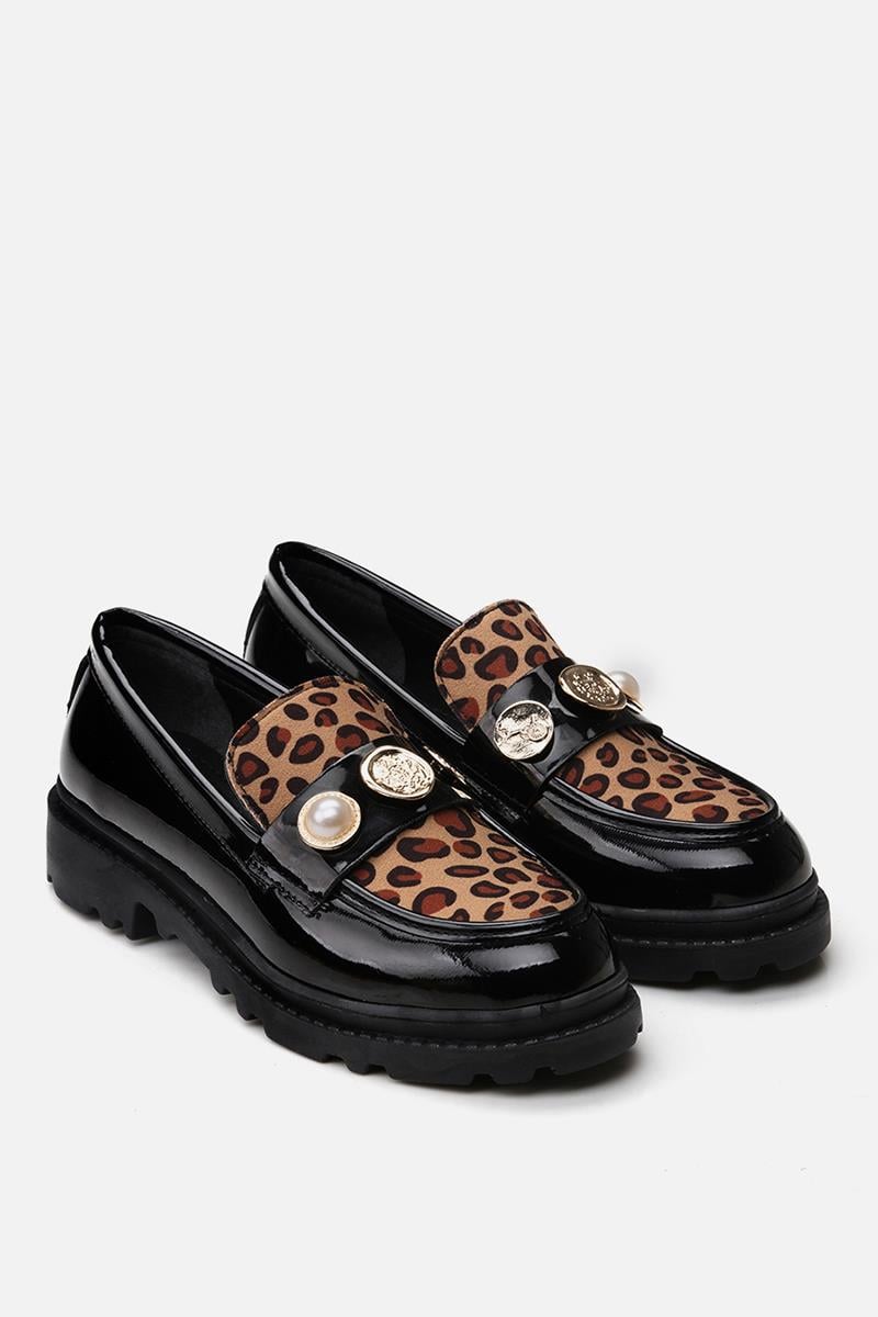 Leopar Kadın Loafer