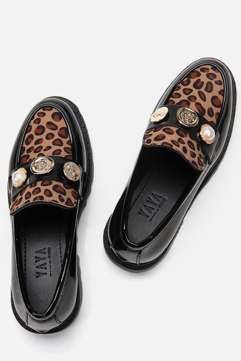 Leopar Kadın Loafer