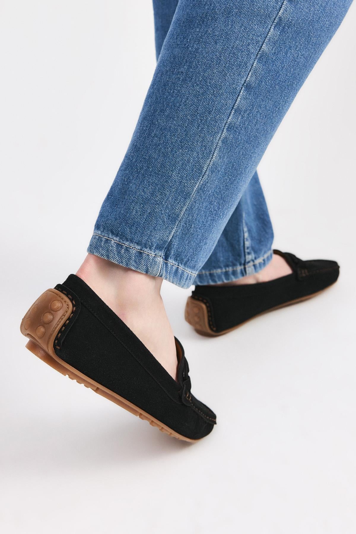 Siyah Kadın Loafer