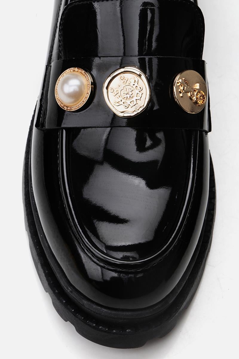 Siyah Kadın Loafer