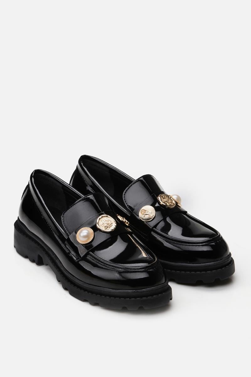 Siyah Kadın Loafer