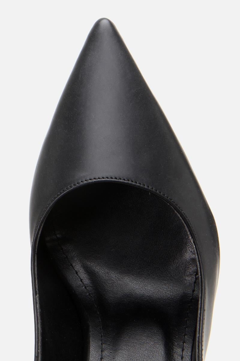 Siyah Kadın Tokalı Stiletto