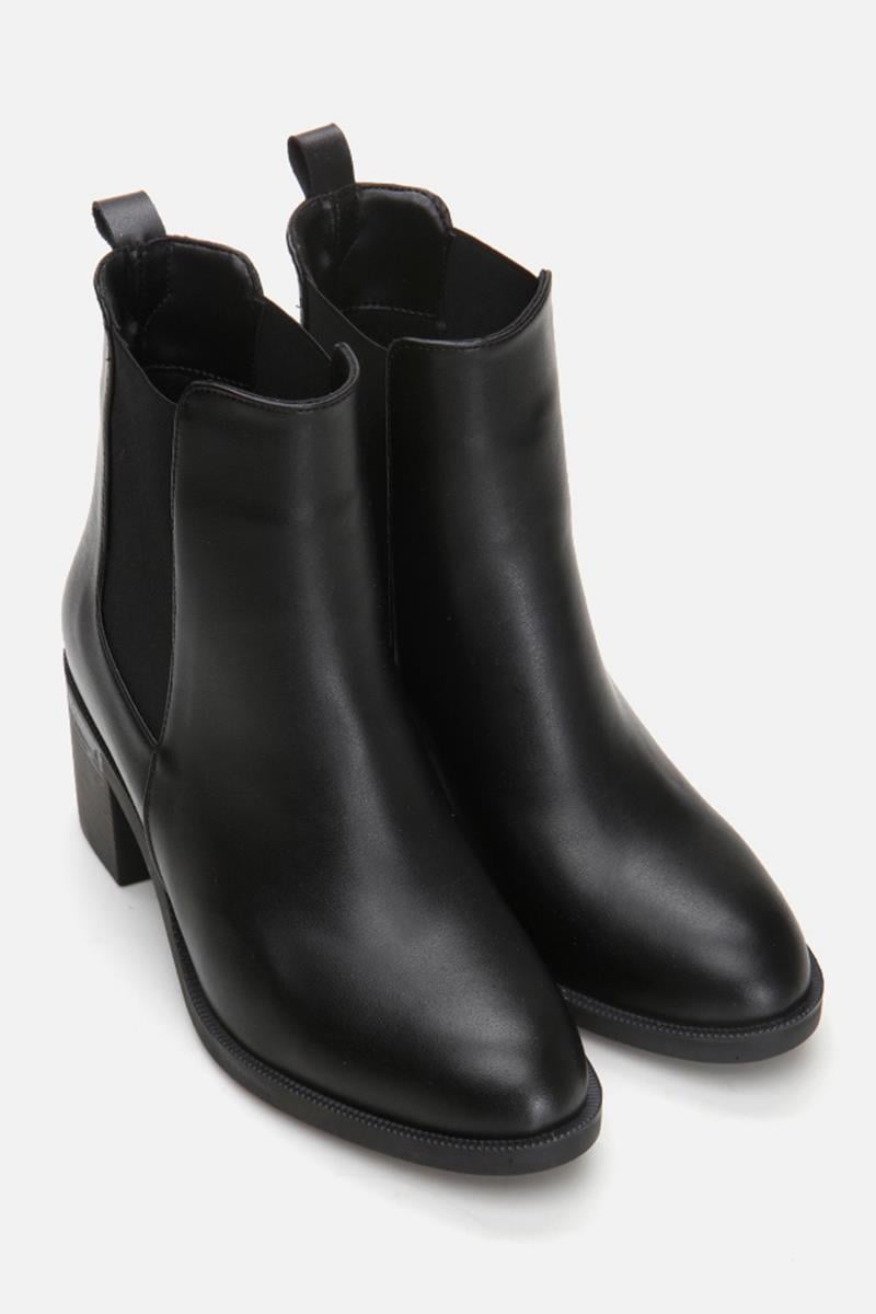 Siyah Kadın Topuklu Bot
