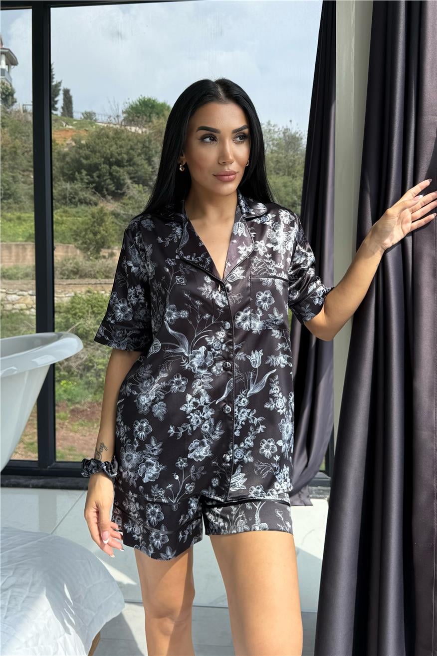 Colori Del Mondo Saten Kısa Pijama Takımı CDM2254