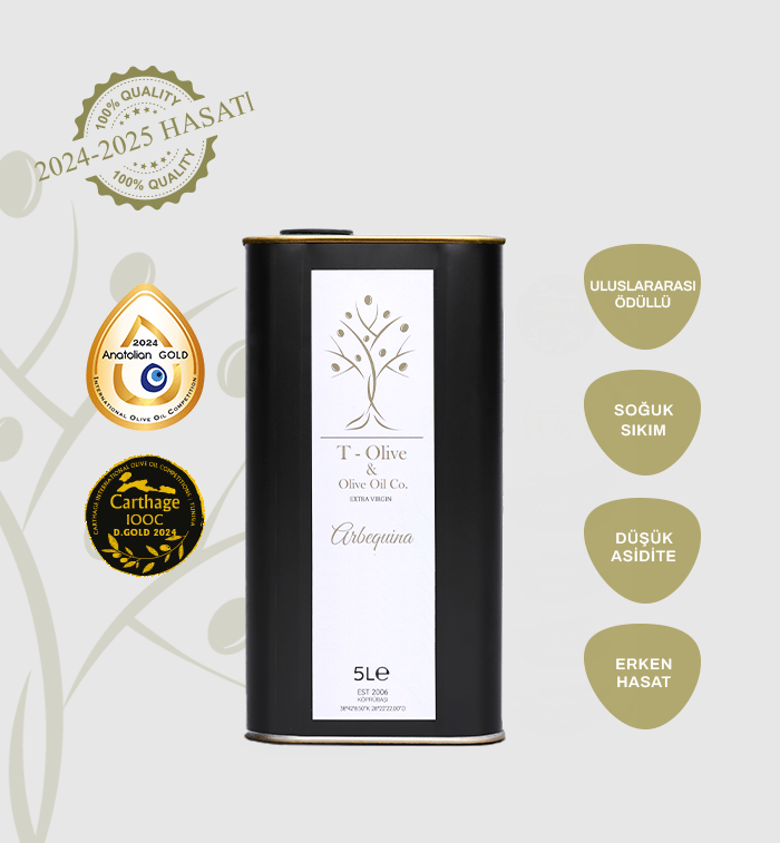 Arbequina Natürel Sızma Zeytinyağı 5 L