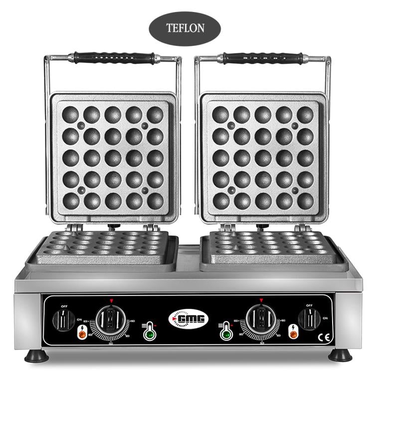 Gmg Waffle makineleri    KGW 27 D Sabit Plakalı